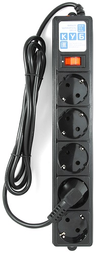 

Сетевой фильтр Power Cube SPG-B-6-BLACK 1.9 м, 5 розеток, черный, SPG-B-6-BLACK
