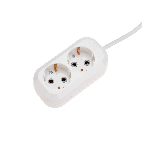 

Удлинитель PROconnect 13-4203 2 гнезда, 3м, 3х0,75мм2, с/з, белый, 13-4203