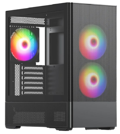 Изображение товара Корпус Foxline FL-109-AD120-DC-EVLK для компьютера