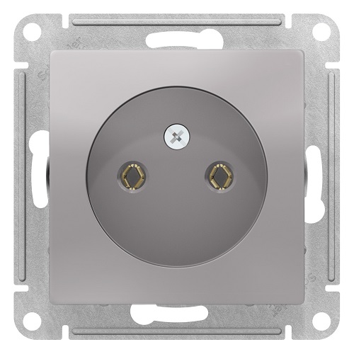 

Розетка Schneider Electric ATN000341 AtlasDesign, без заземления, 16А, механизм, алюминий, ATN000341