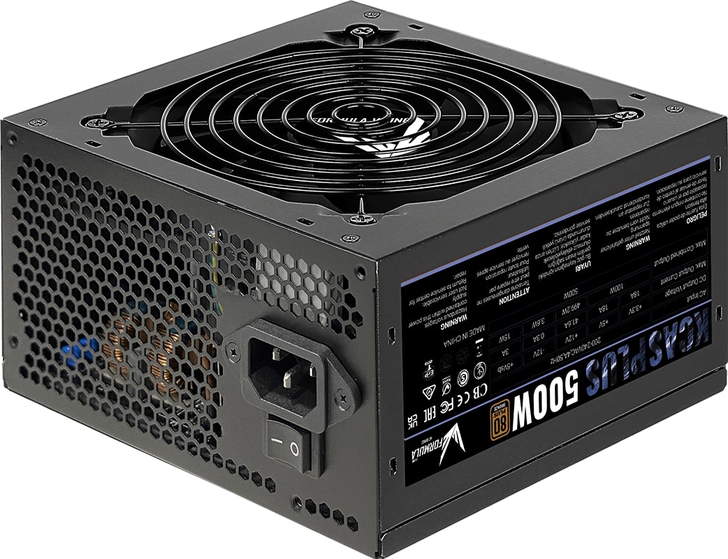 

Блок питания ATX Formula V KCAS PLUS 500W 500W, 80+ Bronze, KCAS PLUS 500W