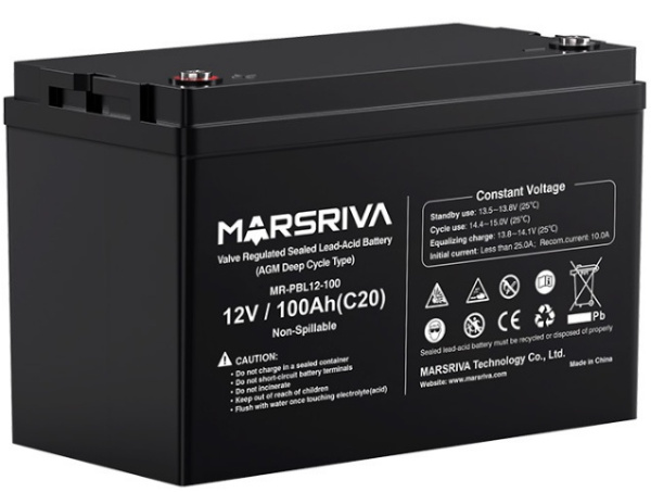 Изображение товара Батарея Marsriva MR-PBL12-100