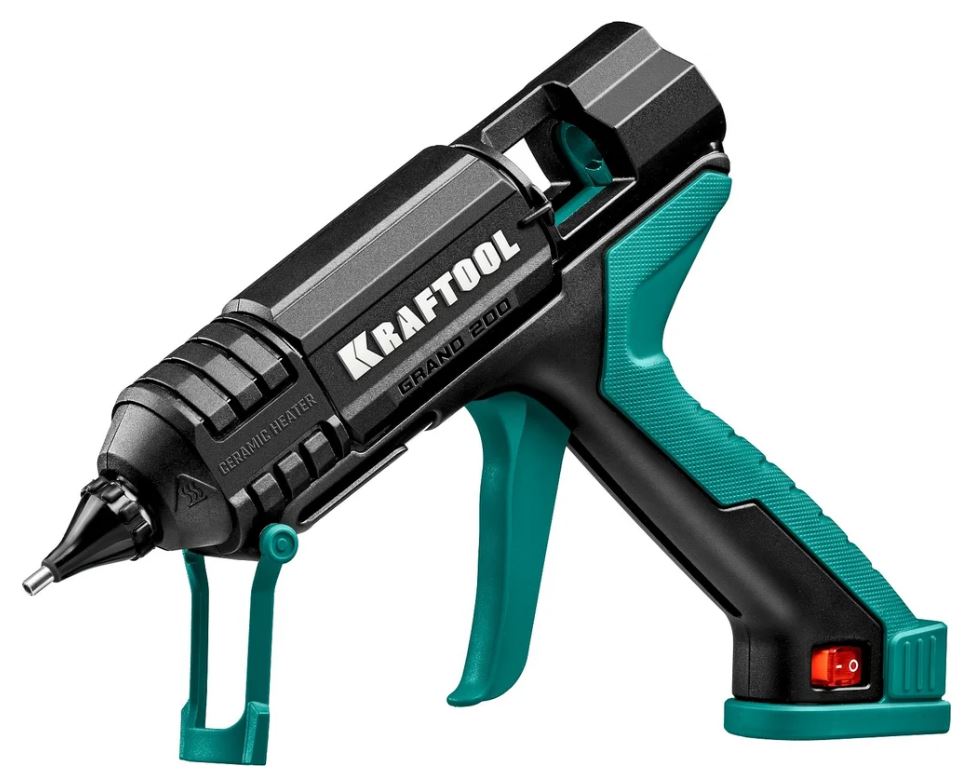 

Пистолет термоклеевой Kraftool Grand 200 06839 Kraftool электрический d 11-12мм., Grand 200