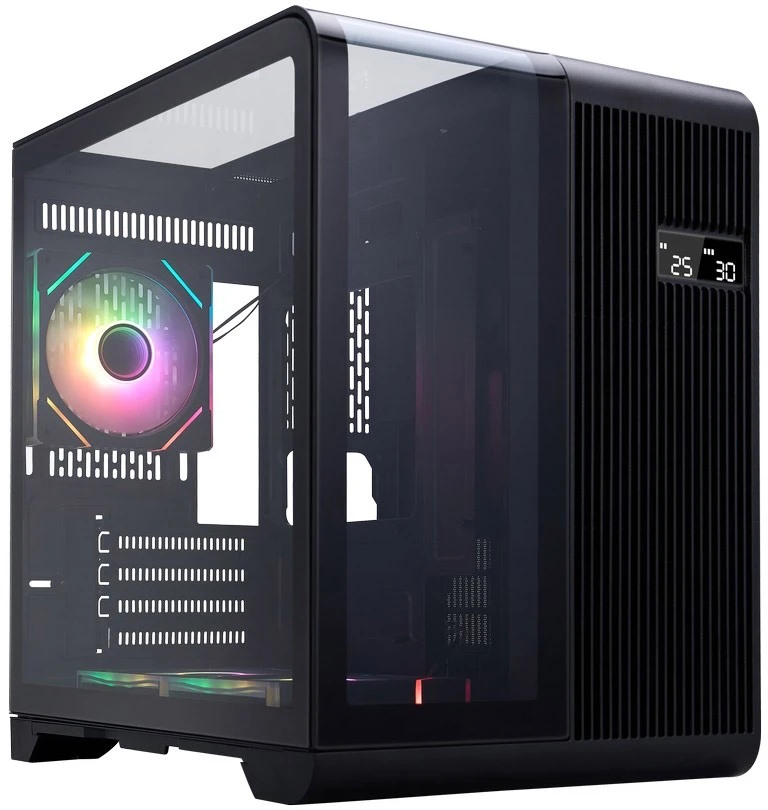 

Корпус mATX 1STPLAYER RT5-BK-2FC7R-1FC7 без БП, боковая панель из закалённого стекла, 2*USB 3.0, RT5-BK-2FC7R-1FC7