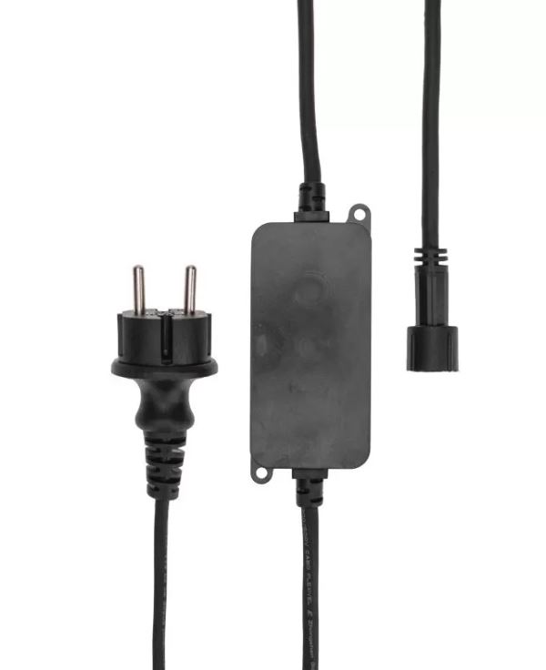 

Гирлянда NEON-NIGHT 217-204 Контроллер с радиопультом для уличных гирлянд Сеть и Нить управляемая (твинкл), черный, 217-204