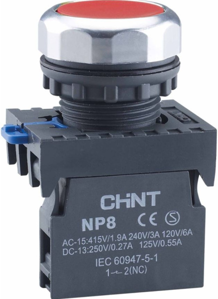 Изображение товара Кнопка управления CHINT 667580 с подсветкой и защитой IP65