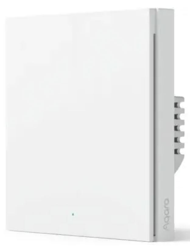 

Выключатель Aqara H1 EU 01 WS-EUK01 умный настенный H1 1клавиша без нейтрали/протокол связи:Zigbee/110-220В/белый, H1 EU 01