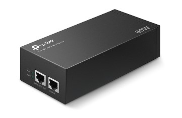 

Инжектор PoE TP-LINK POE170S 802.3bt/at/af, настенная/настольная установка, Plug and Play, POE170S