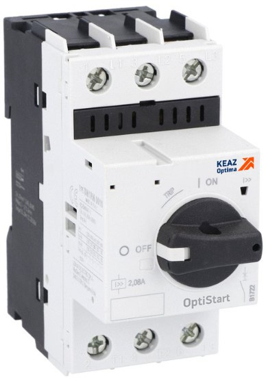 Изображение товара Автоматический выключатель защиты двигателя КЭАЗ 340156 690 В 100 кА