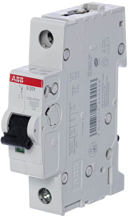 

Автоматический выключатель ABB 2CDS251001R0135 S201 1P 13A (B) 6kA, 2CDS251001R0135