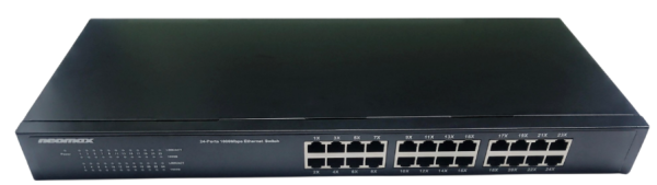 Изображение товара Neomax NMS-124P-1000-SR неуправляемый коммутатор 24 порта для стойки