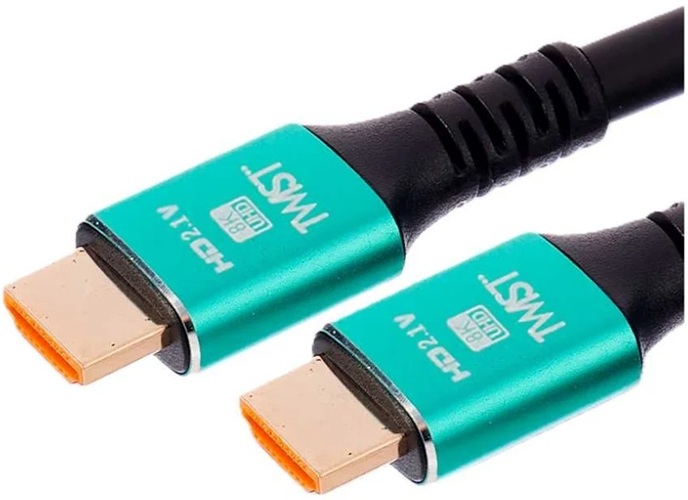 Кабель интерфейсный HDMI-HDMI RETIC 2HDMI2.1P-1.5M-G 2.1 сверхскоростной, 1.5 метра, поддержка 4K 120Гц, 8К 60Гц, динамический HDR, DolbyAtmos, eARC 7
