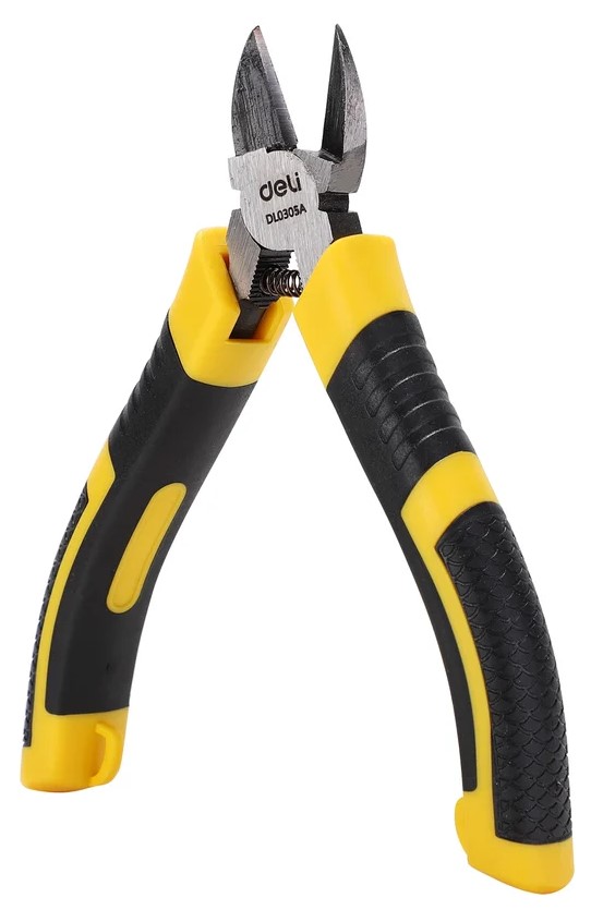 

Бокорезы Deli DL0305A 135мм Сталь CrV, двухкомпонентная ручка, DL0305A