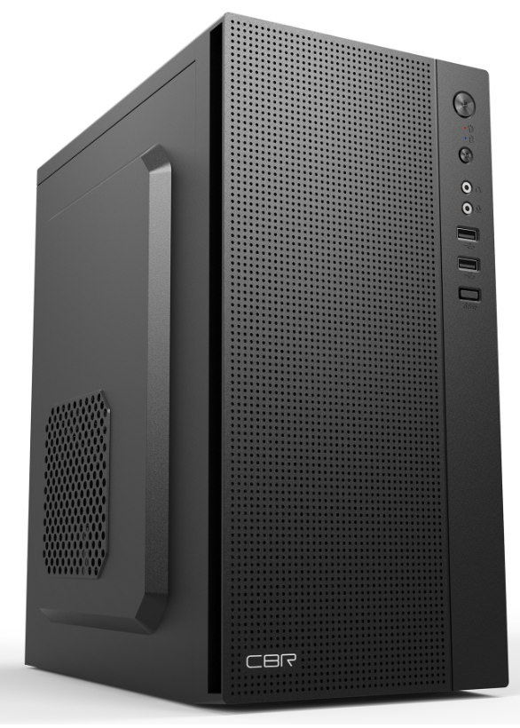 

Корпус mATX CBR MX08 без БП, 2*USB 2.0, audio, black, MX08