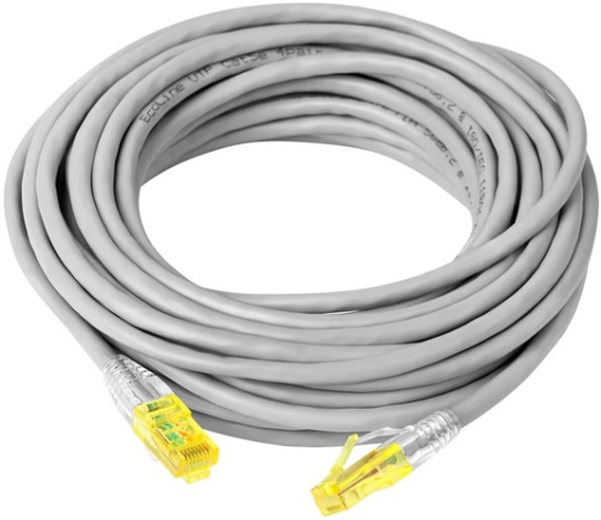 Изображение товара Патч-корд RJ-45 - RJ-45 20м категория 5e серый