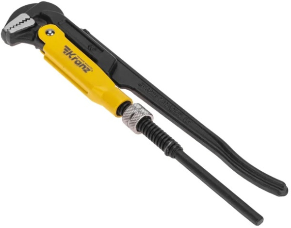 Изображение товара Трубный ключ KRANZ KR-12-5901 усиленный регулируемый из стали 250 мм