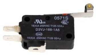 Изображение товара Микровыключатель CAME 119RIR087 с длинным рычагом и роликом для автоматизации ворот