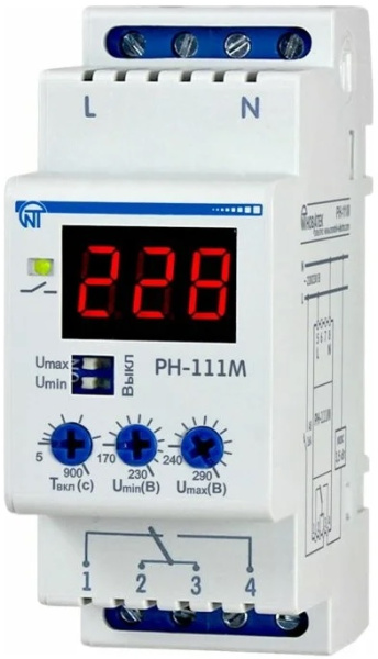 Изображение товара Реле напряжения Новатек-Электро 3425601111 для защиты электросетей