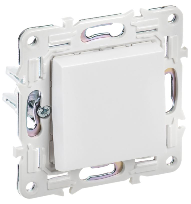 

Переключатель одноклавишный IEK SK-V12-0-10-K01 SKANDY 10А SK-V02W Арктический белый, SK-V12-0-10-K01