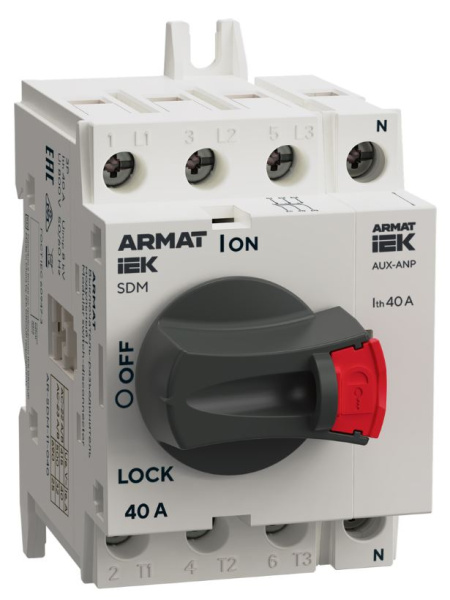 Полюс нейтральный IEK AR-SDM-AUX-ANP-040