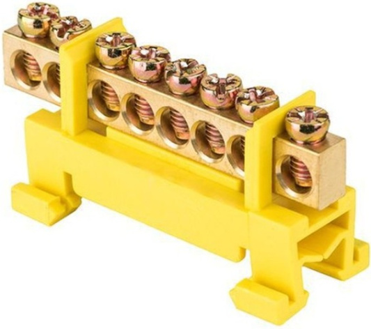 Изображение товара Шина EKF sn0-63-8-sy для заземления и нулевых проводников