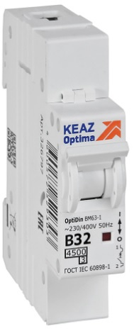 Изображение товара Автоматический выключатель КЭАЗ 329504 для защиты электрических цепей