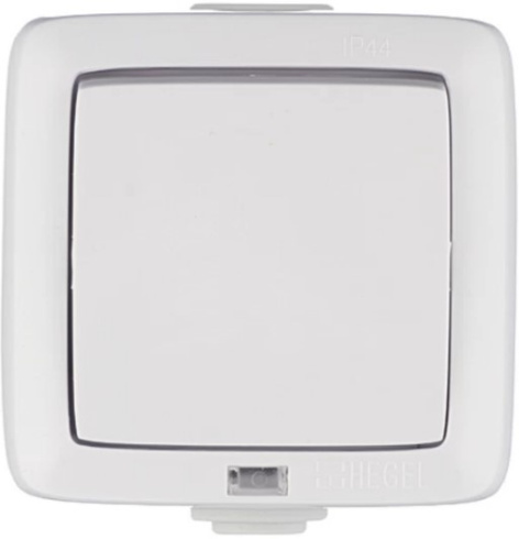 Изображение товара Выключатель одноклавишный HEGEL ВА10-212 для дома и офиса