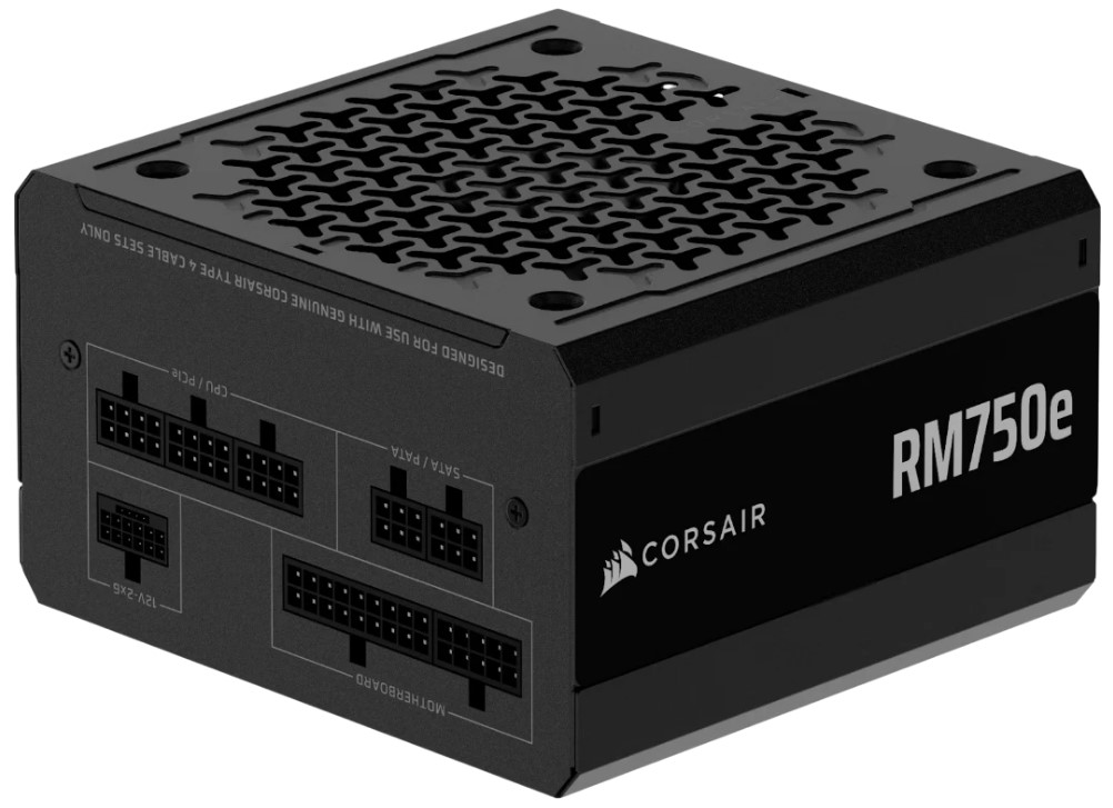

Блок питания ATX Corsair RM750e CP-9020295-UK 750W, 80+ Gold, 12VHPWR, full modular, RM750e