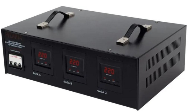 Изображение товара Стабилизатор Ресанта АСН-4500/3-ЭМ трёхфазный релейный