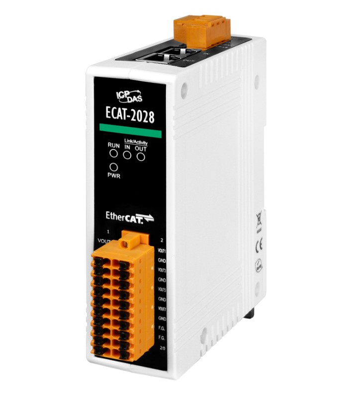 

Модуль ICP DAS ECAT-2028 CR EtherCAT Slave I/O Module with Isolated 8-ch AO (RoHS), ECAT-2028 CR