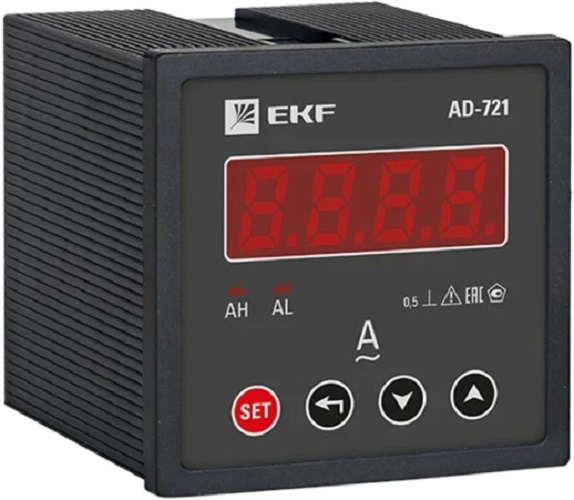 

Амперметр EKF ad-721 цифровой на панель (72х72) однофазный PROxima, ad-721