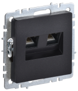 фото Розетка компьютерная IEK BR-K20-1-K47