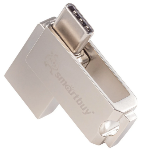 Изображение товара Флеш-накопитель USB 2.0 SmartBuy SB32GBMC25 металлический Dual Type‑A и Type‑C