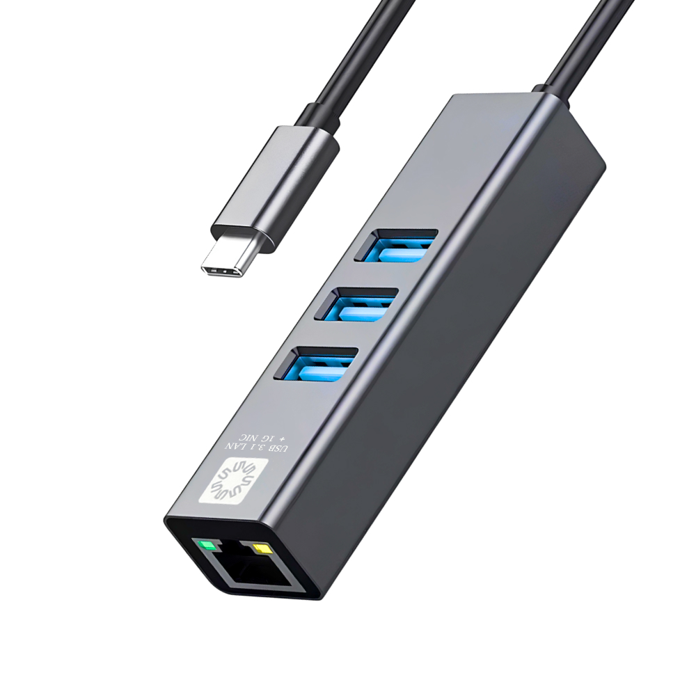 

Сетевая карта 5bites UA3C-45-12BK USB3.1 / 3*USB3.0 / RJ45 1G / AL / GREY, UA3C-45-12BK