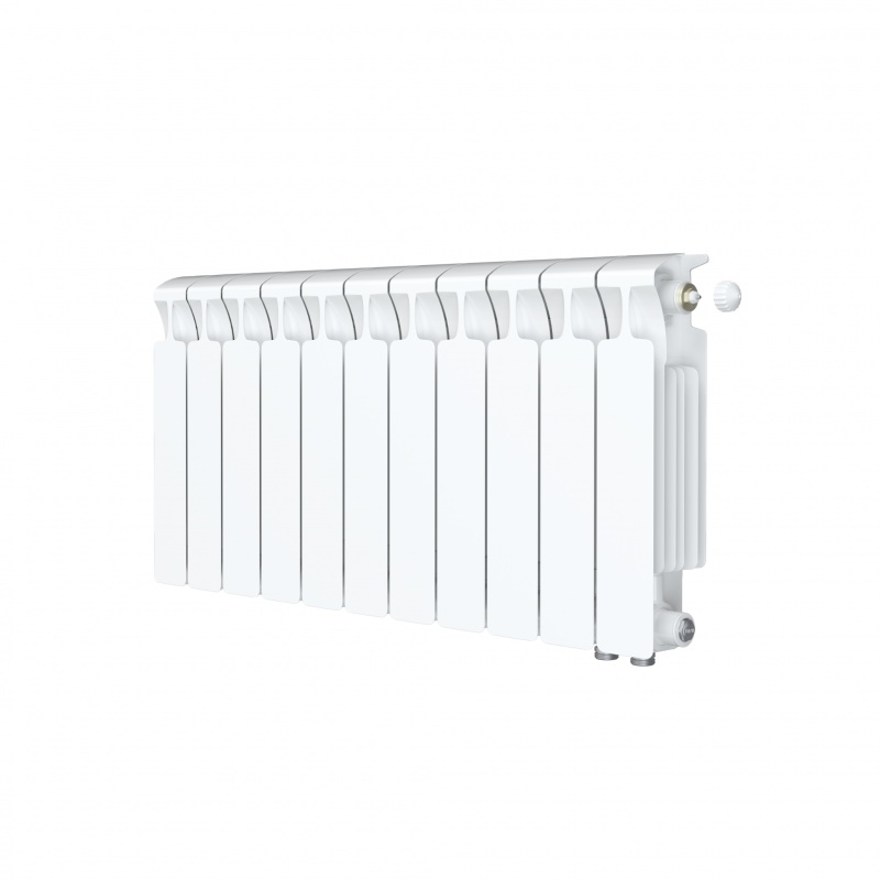 Радиатор отопления биметаллический Rifar Monolit Ventil 350 х11 RM35011НП50 нижнее подключение, правое, 50мм