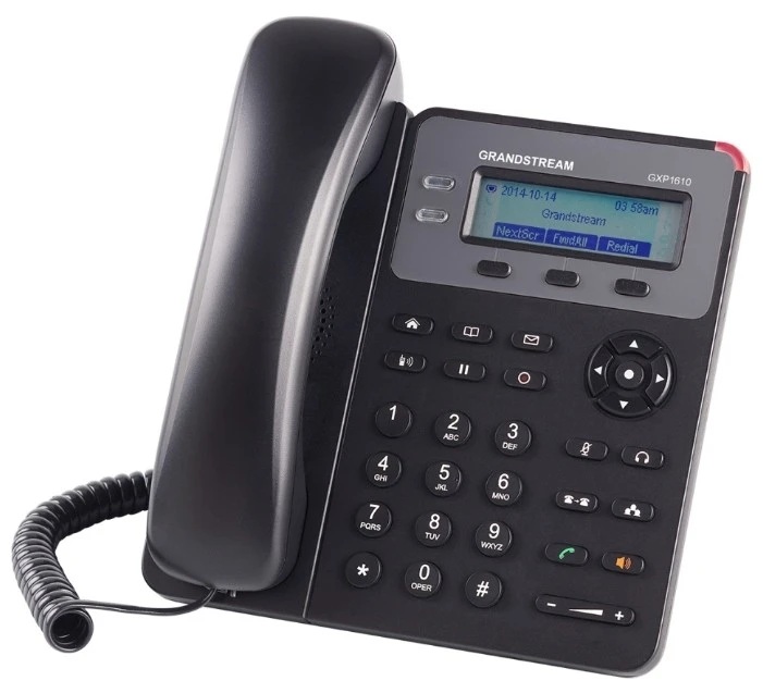 

Телефон VoiceIP Grandstream GXP-1610P 1 SIP аккаунт, 2 порта 10/100 Mbps, GXP-1610P