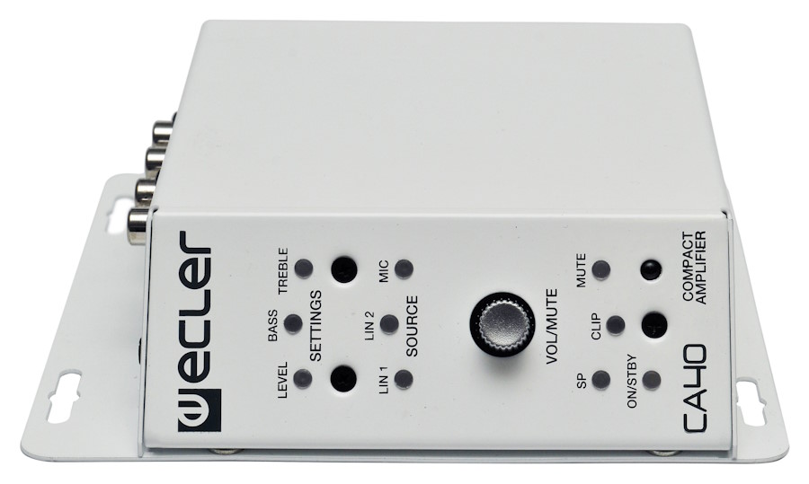 

Усилитель Ecler CA40 компактный 2х20 Вт – 4 Ом, 2х10 Вт – 8 Ом, 1х36 Вт – 8 Ом, CA40