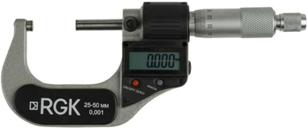 Изображение товара Микрометр RGK MC-50 цифровой механический 25-50 мм