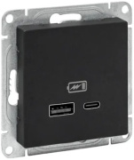 фото Розетка USB  EKF UP1-SOB-USBA+USBC