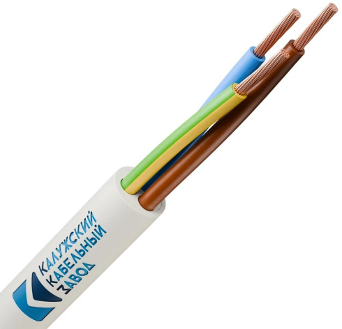 Изображение товара Провод ККЗ 01-8042-4 ПВС для бытового электромонтажа 3x0.75 мм2