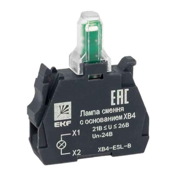 

Лампа сменная c основанием EKF XB4-ESL-B XB4 синяя 24В, XB4-ESL-B