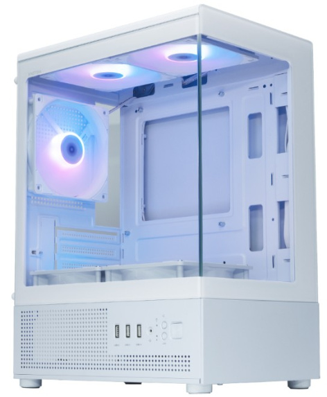 Изображение товара Корпус для компьютера XASTRA Q300M Mid Tower белый с ARGB подсветкой