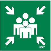 фото Знак наклейка  IEK LPC10-1-15-15-MSTS