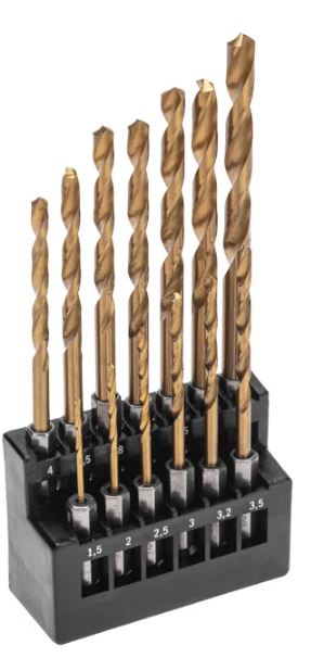 

Набор сверл KRANZ KR-91-0622 по металлу, 1,5-6,5мм (через 0,5мм, 3,2мм, 4,8мм), HSS, ТИТАН, шестигранный хвостовик, 13 шт., KR-91-0622