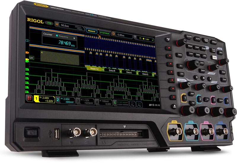 

Осциллограф Rigol MSO5104 100MHz BW,4Channel,8GSa/s, MSO5104
