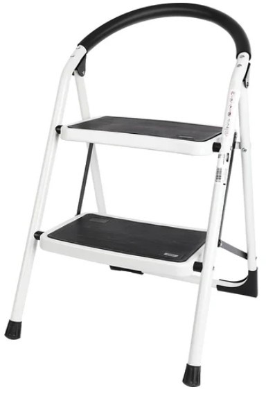 Изображение товара Стремянка стальная Deli DL509012 двухступенчатая 2.21 м легкая и прочная