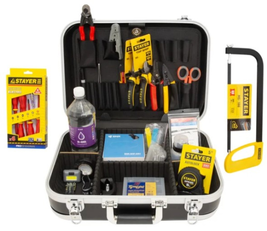 Изображение товара Профессиональный набор инструментов SNR SNR-NIM-25-v2 для работы с ВОЛС