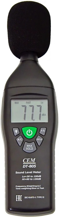 

Шумомер CEM DT-805 CEM 480533, DT-805