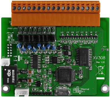 

Плата ICP DAS XV308 CR 8-channel Isolated Analog Input and 8-channel Isolated Universal Digital Input/Output Expansion Board (RoHS), XV308 CR