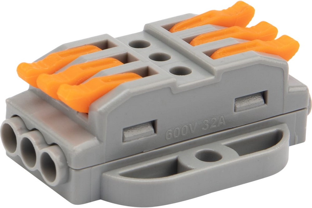 

Клемма Rexant 07-6263 СМК 222-423P проходная 3 полюса, с монтажной площадкой, 07-6263